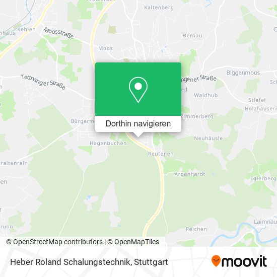 Heber Roland Schalungstechnik Karte
