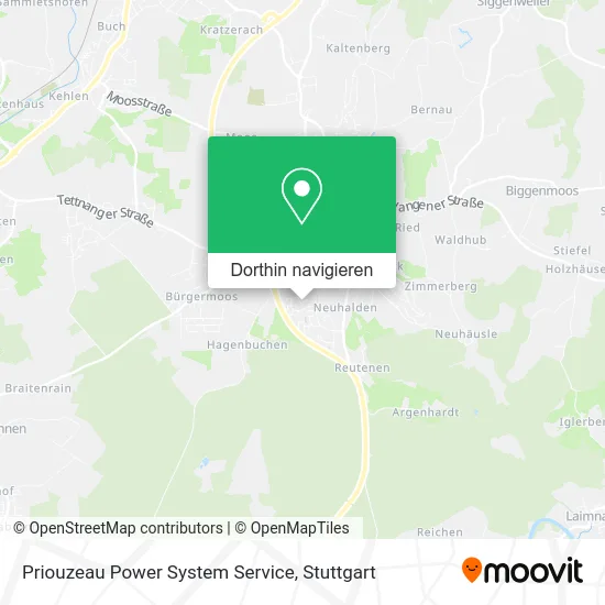 Priouzeau Power System Service Karte