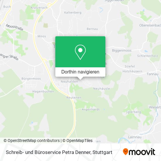 Schreib- und Büroservice Petra Denner Karte