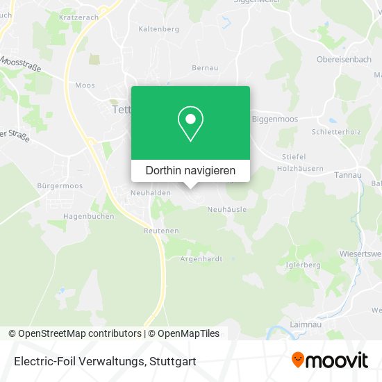 Electric-Foil Verwaltungs Karte