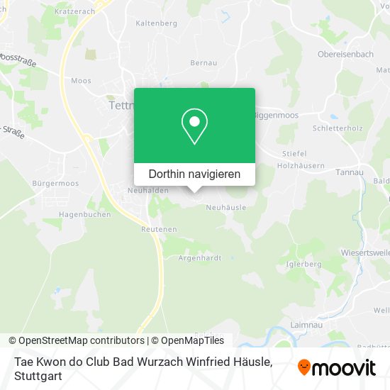 Tae Kwon do Club Bad Wurzach Winfried Häusle Karte