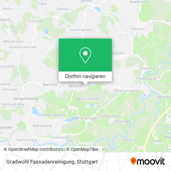 Gradwohl Fassadenreinigung Karte