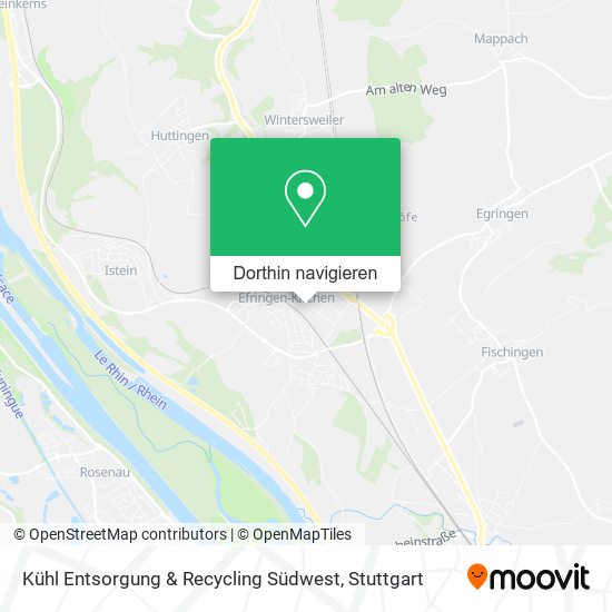 Kühl Entsorgung & Recycling Südwest Karte