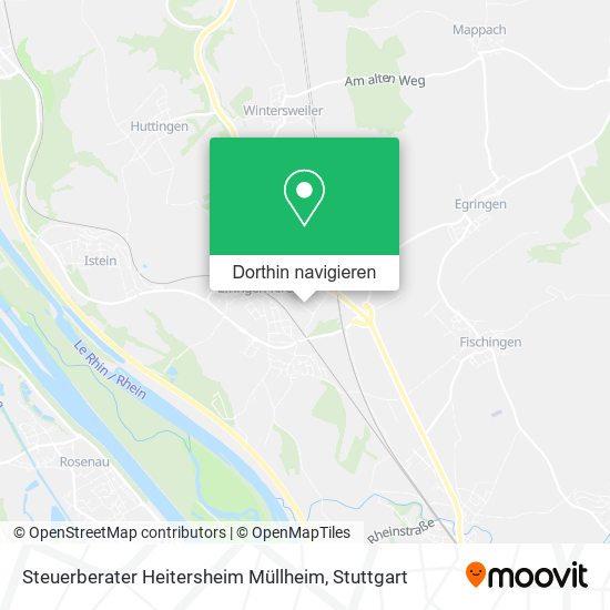 Steuerberater Heitersheim Müllheim Karte