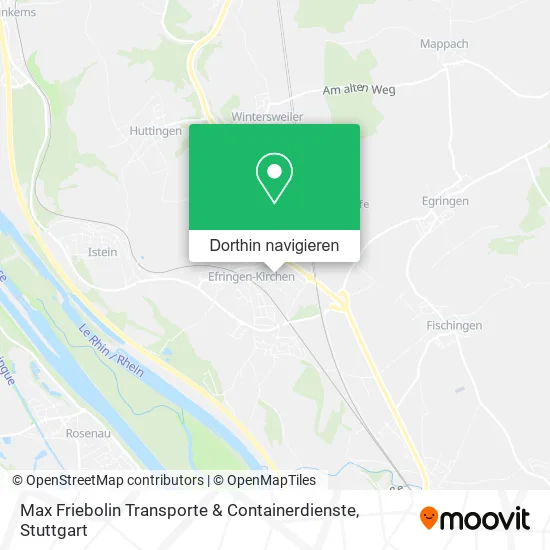 Max Friebolin Transporte & Containerdienste Karte