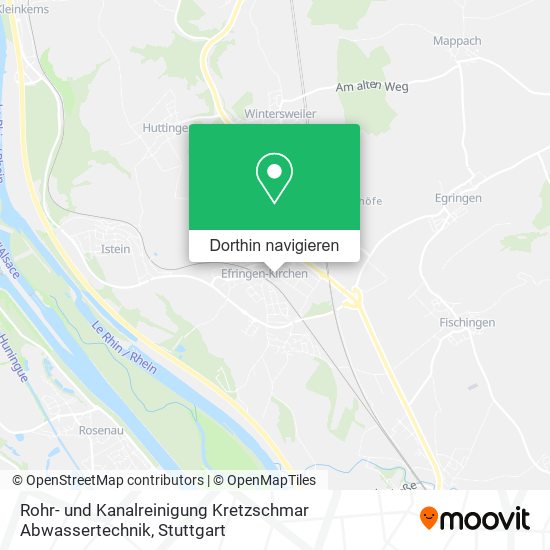 Rohr- und Kanalreinigung Kretzschmar Abwassertechnik Karte