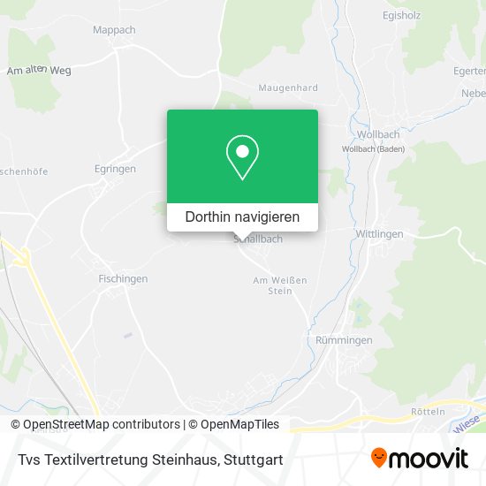Tvs Textilvertretung Steinhaus Karte