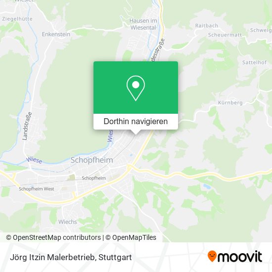 Jörg Itzin Malerbetrieb Karte