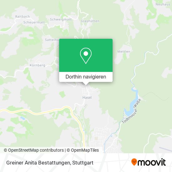 Greiner Anita Bestattungen Karte
