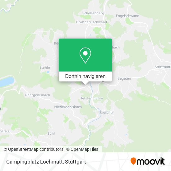 Campingplatz Lochmatt Karte