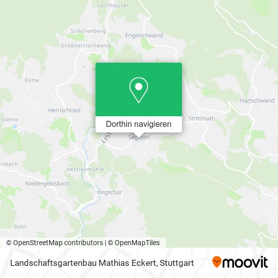 Landschaftsgartenbau Mathias Eckert Karte