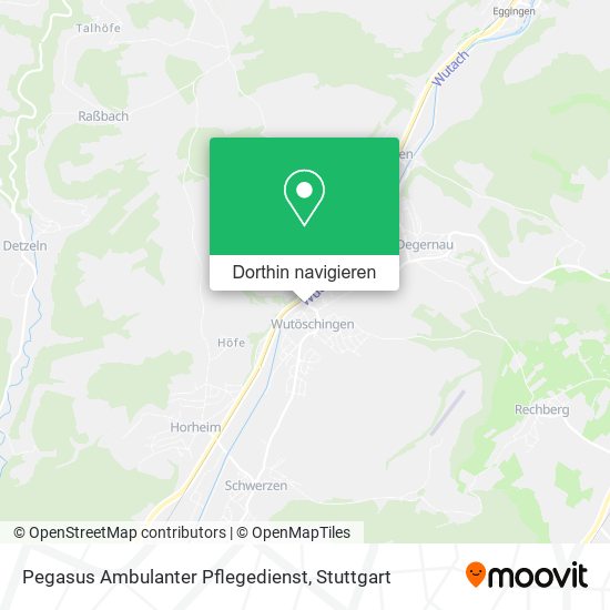 Pegasus Ambulanter Pflegedienst Karte