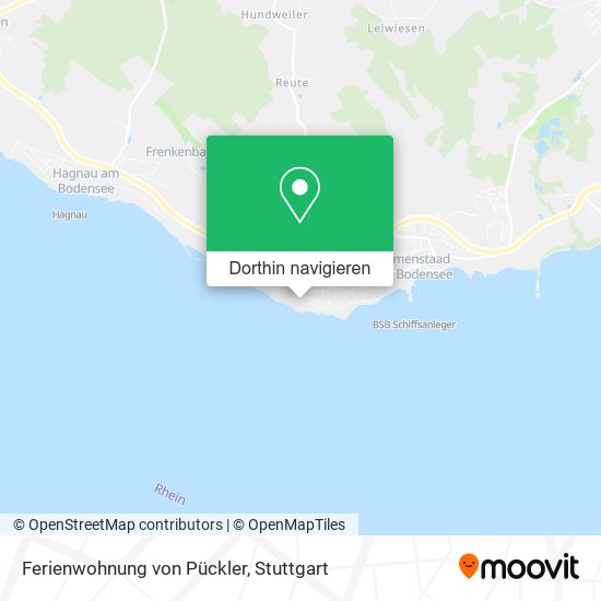 Ferienwohnung von Pückler Karte