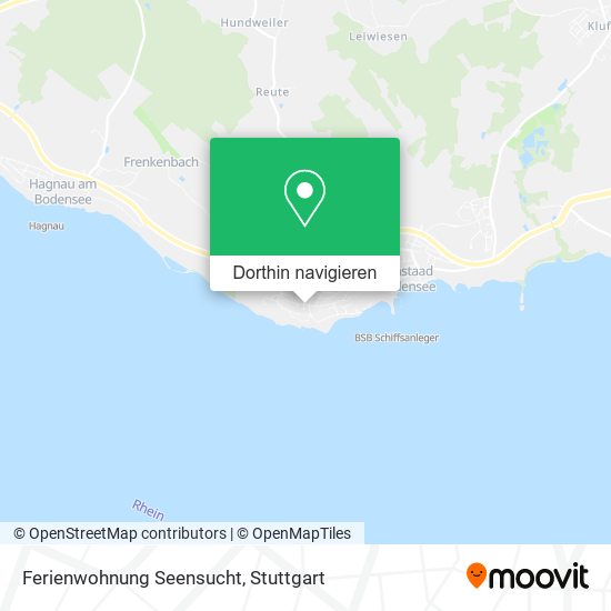 Ferienwohnung Seensucht Karte