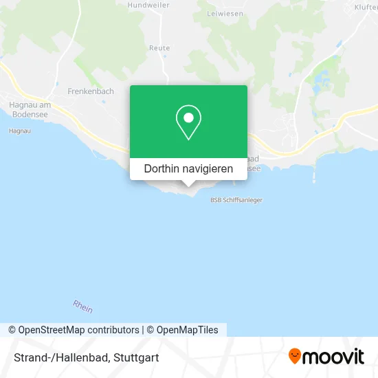 Strand-/Hallenbad Karte