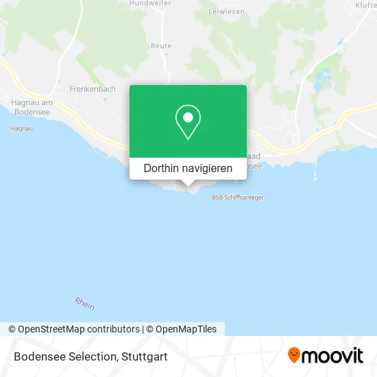 Bodensee Selection Karte