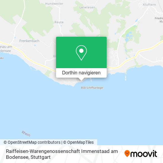 Raiffeisen-Warengenossenschaft Immenstaad am Bodensee Karte