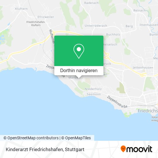 Kinderarzt Friedrichshafen Karte