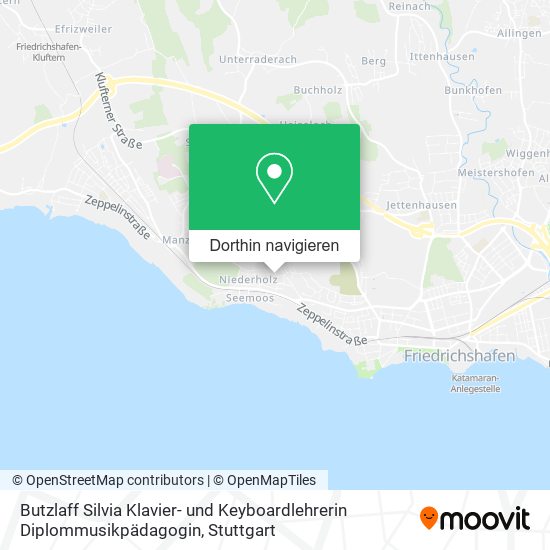 Butzlaff Silvia Klavier- und Keyboardlehrerin Diplommusikpädagogin Karte