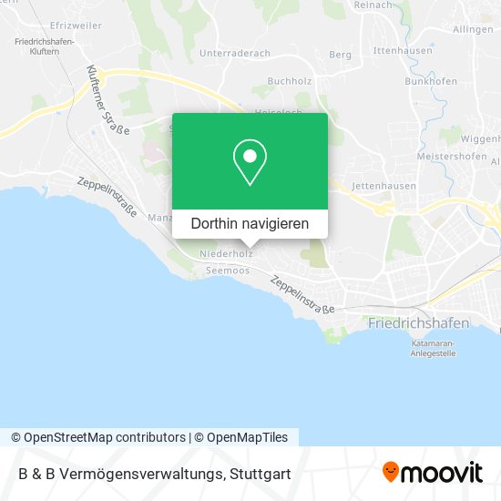 B & B Vermögensverwaltungs Karte