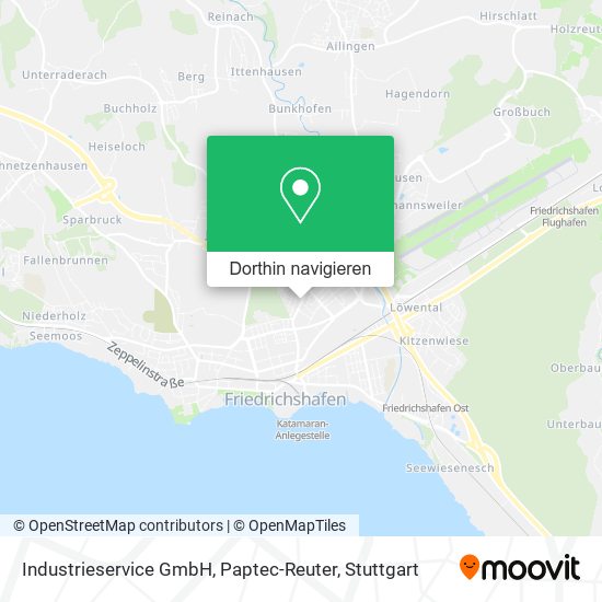 Industrieservice GmbH, Paptec-Reuter Karte