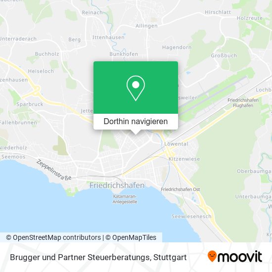 Brugger und Partner Steuerberatungs Karte