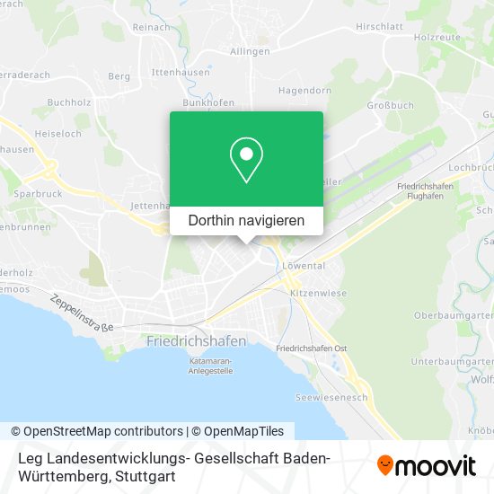 Leg Landesentwicklungs- Gesellschaft Baden-Württemberg Karte