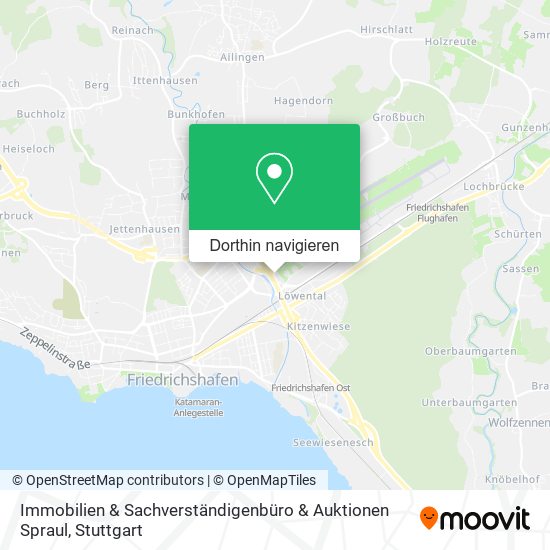 Immobilien & Sachverständigenbüro & Auktionen Spraul Karte