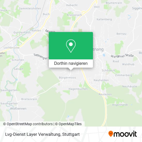 Lvg-Dienst Layer Verwaltung Karte