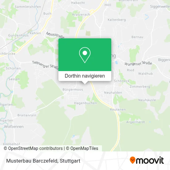 Musterbau Barczefeld Karte