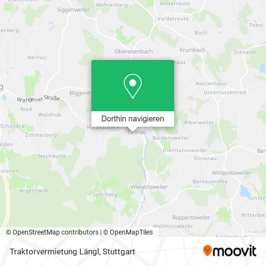 Traktorvermietung Längl Karte