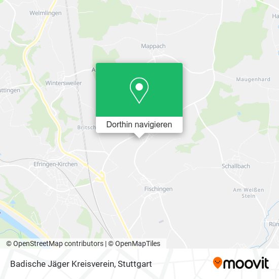 Badische Jäger Kreisverein Karte