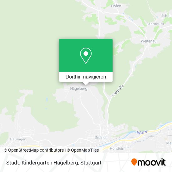Städt. Kindergarten Hägelberg Karte