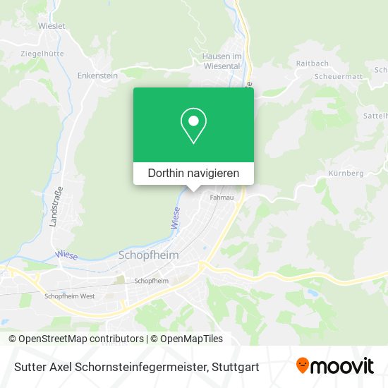 Sutter Axel Schornsteinfegermeister Karte