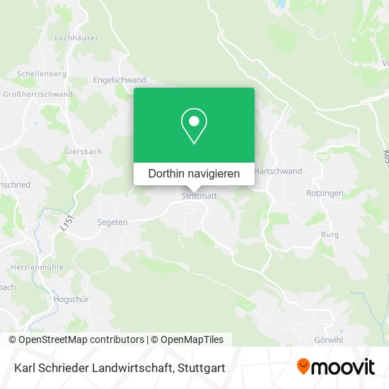 Karl Schrieder Landwirtschaft Karte