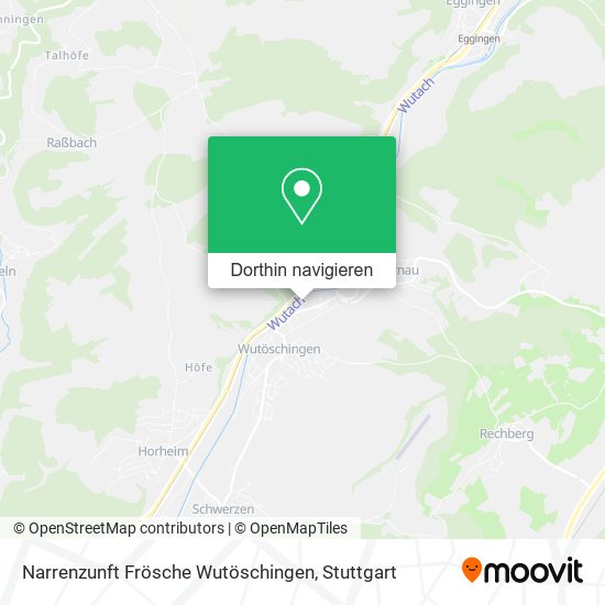 Narrenzunft Frösche Wutöschingen Karte