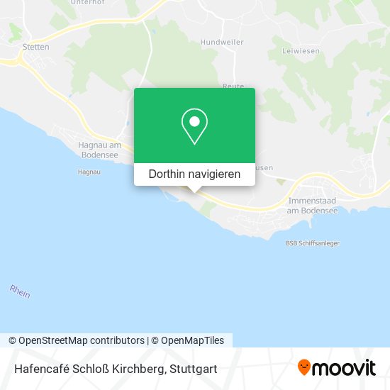 Hafencafé Schloß Kirchberg Karte