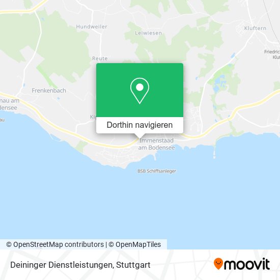 Deininger Dienstleistungen Karte