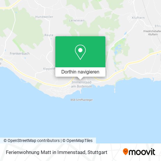 Ferienwohnung Matt in Immenstaad Karte