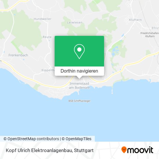 Kopf Ulrich Elektroanlagenbau Karte