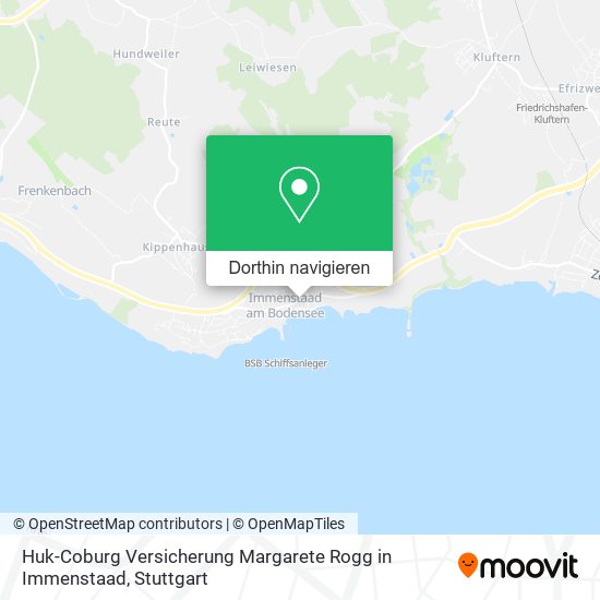 Huk-Coburg Versicherung Margarete Rogg in Immenstaad Karte
