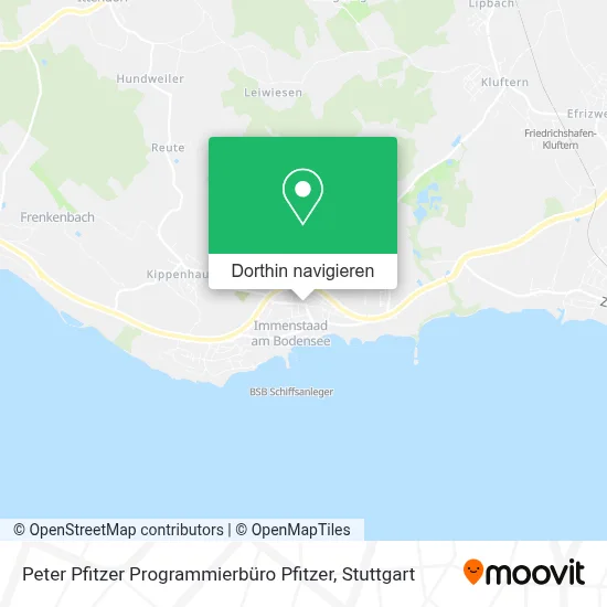 Peter Pfitzer Programmierbüro Pfitzer Karte