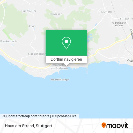 Haus am Strand Karte