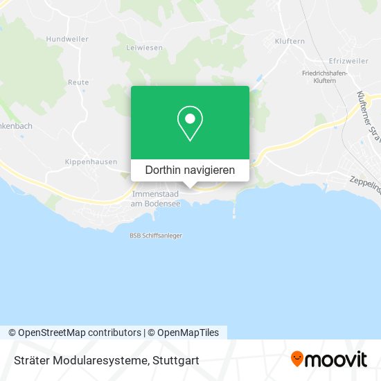 Sträter Modularesysteme Karte