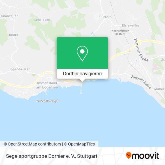 Segelsportgruppe Dornier e. V. Karte