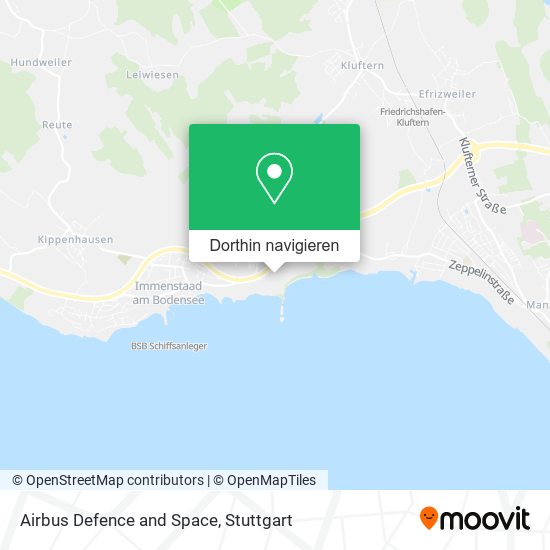 Airbus Defence and Space Karte