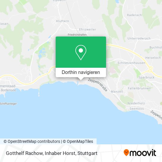 Gotthelf Rachow, Inhaber Horst Karte
