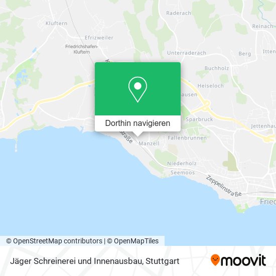 Jäger Schreinerei und Innenausbau Karte