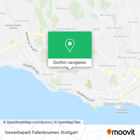 Gewerbepark Fallenbrunnen Karte