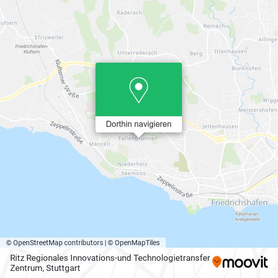 Ritz Regionales Innovations-und Technologietransfer Zentrum Karte